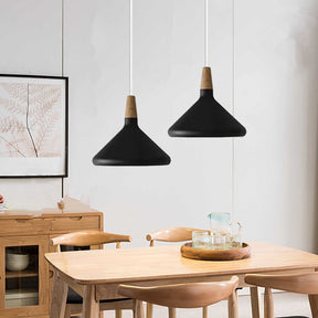 Nordic Macaron Creative Wooden Pendant Lamp