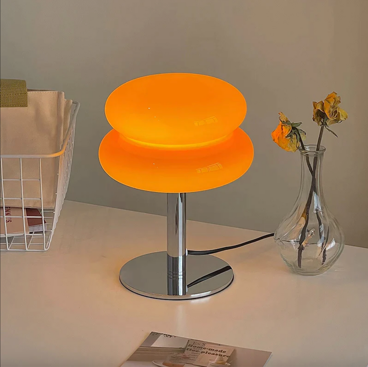 Morandi Glass Simple Mini Table Lamp