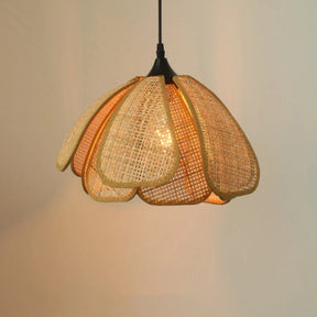 Simple Rattan Design Living Room Pendant Light