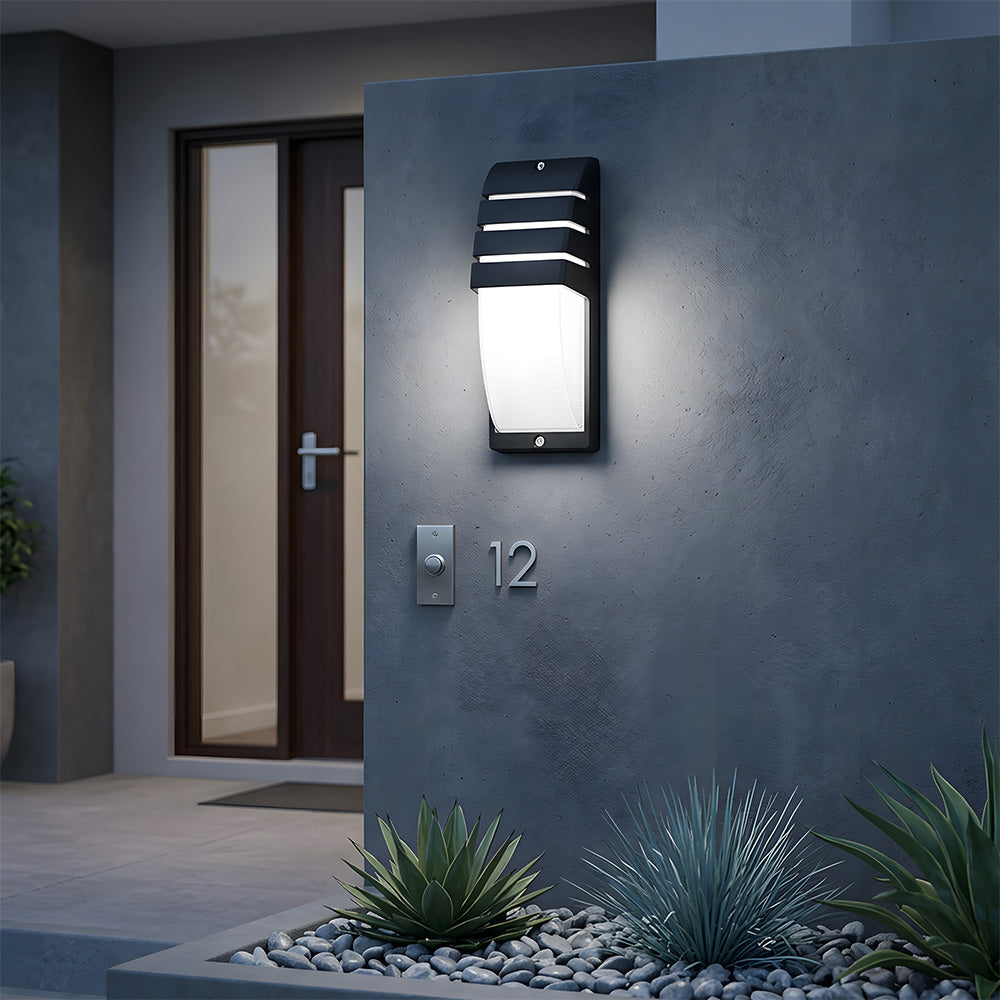 Stylish IP65 Motion Sensor Acrylic LED Outdoor Wall Lights for Entryway