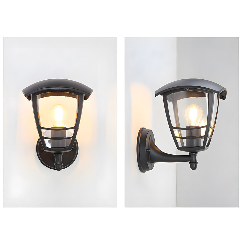 IP44 Weather-resistant Black Outdoor Lights for Garden