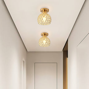 Contemporary Design Gold Glass Hallway Ceiling Lighting