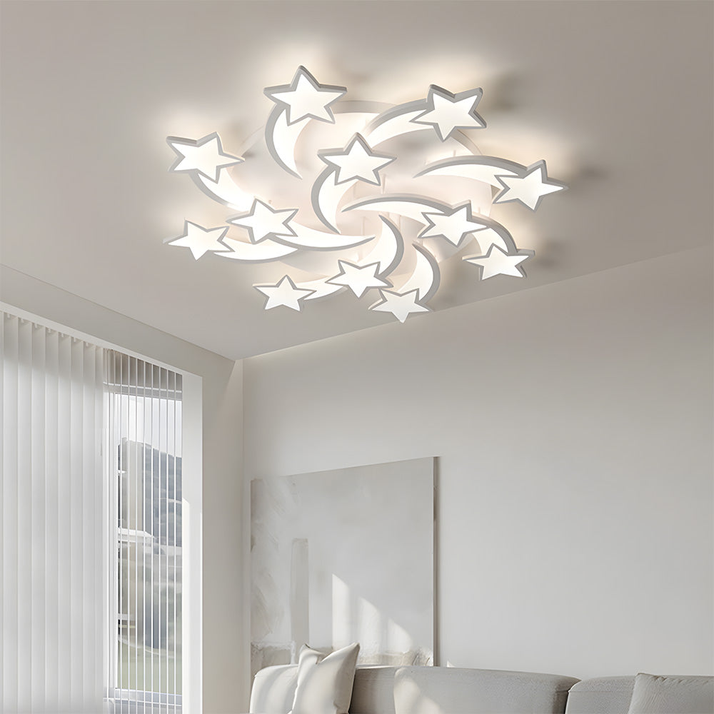 Creative Stars Design Living Room LED Ceiling Lights