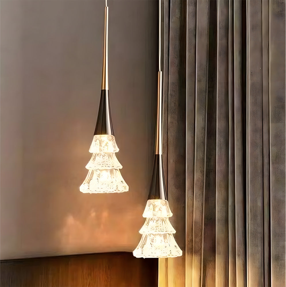 Creative Glass Tree Shape Pendant Lights for Living Room
