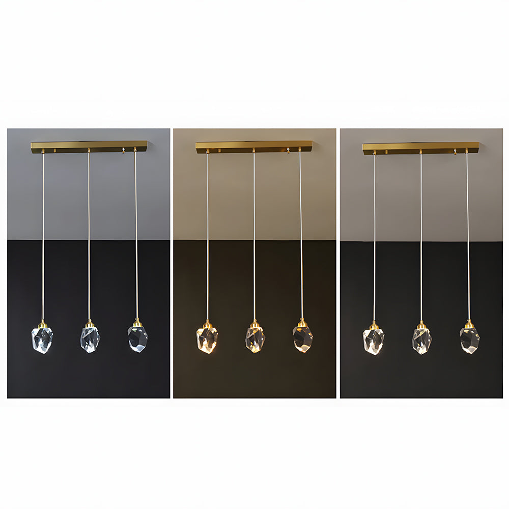 Creative Modern Crystal Gold Raindrop Chandelier