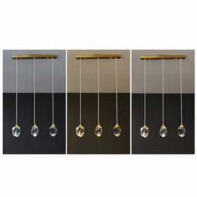 Creative Modern Crystal Gold Raindrop Chandelier