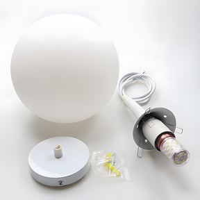 Globe Pendant Light, Modern Spherical Chandeliers for Dining Area Kitchen