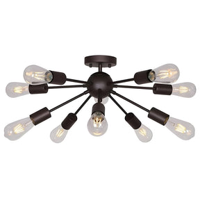 Semi Flush Sputnik Matte Ceiling Light for Dining Room Kitchen