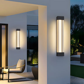 Nordic Style Waterproof Vertical LED Garden Lights Outdoor for Garage Wall