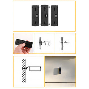 Outdoor Solar Lights Up and Down Modern Outdoor Wall Lights For Garden and Courtyard