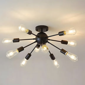 Semi Flush Sputnik Matte Ceiling Light for Dining Room Kitchen
