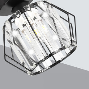 Geometric Crystal Ceiling Lights For Dining Room