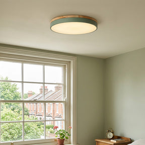 Aria Wood Flush Mount Ceiling Lamp