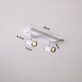 Simple Metal White LED Track Lighting