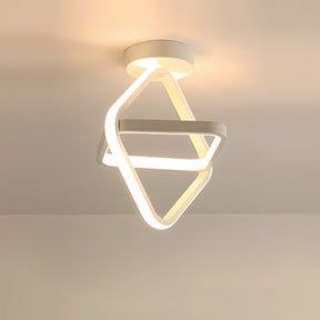 Nova Art Deco White LED Ceiling Lights