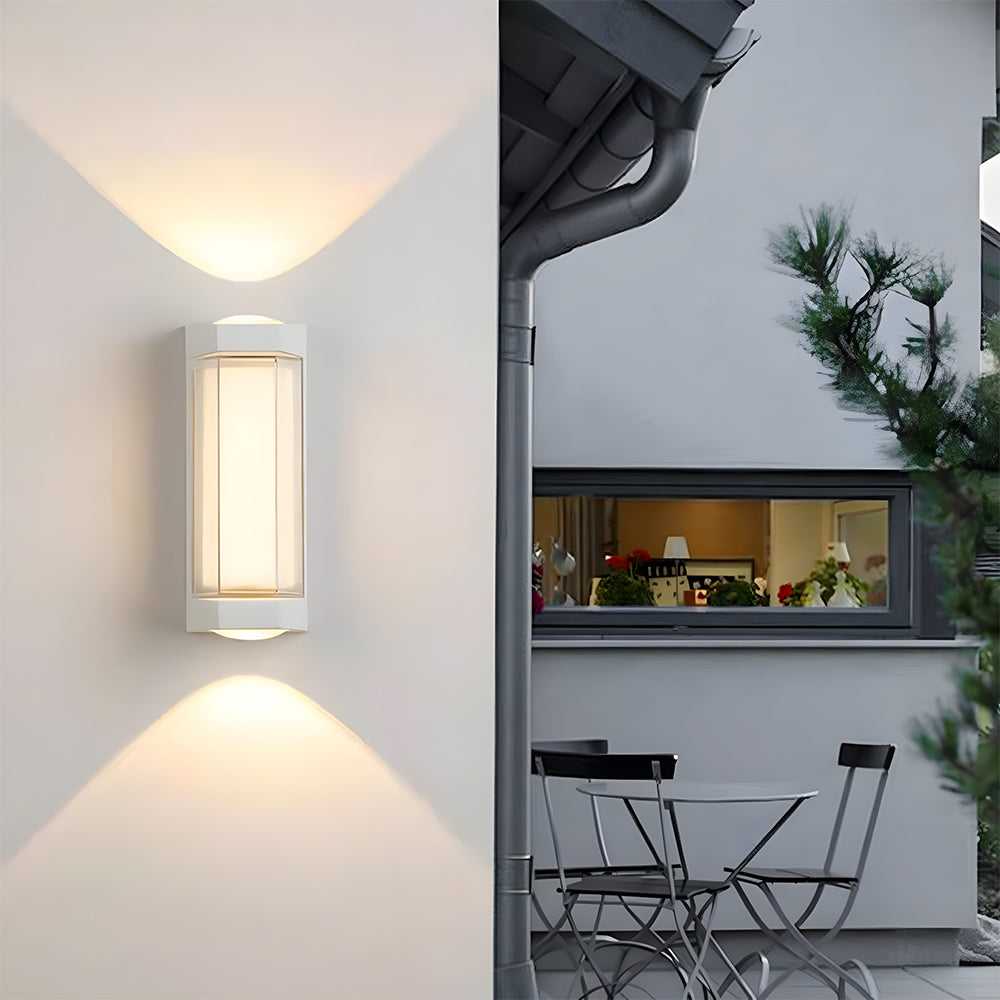 LED Waterproof Up and Down Outdoor Wall Lighting for Garden Halls Terrace Patio