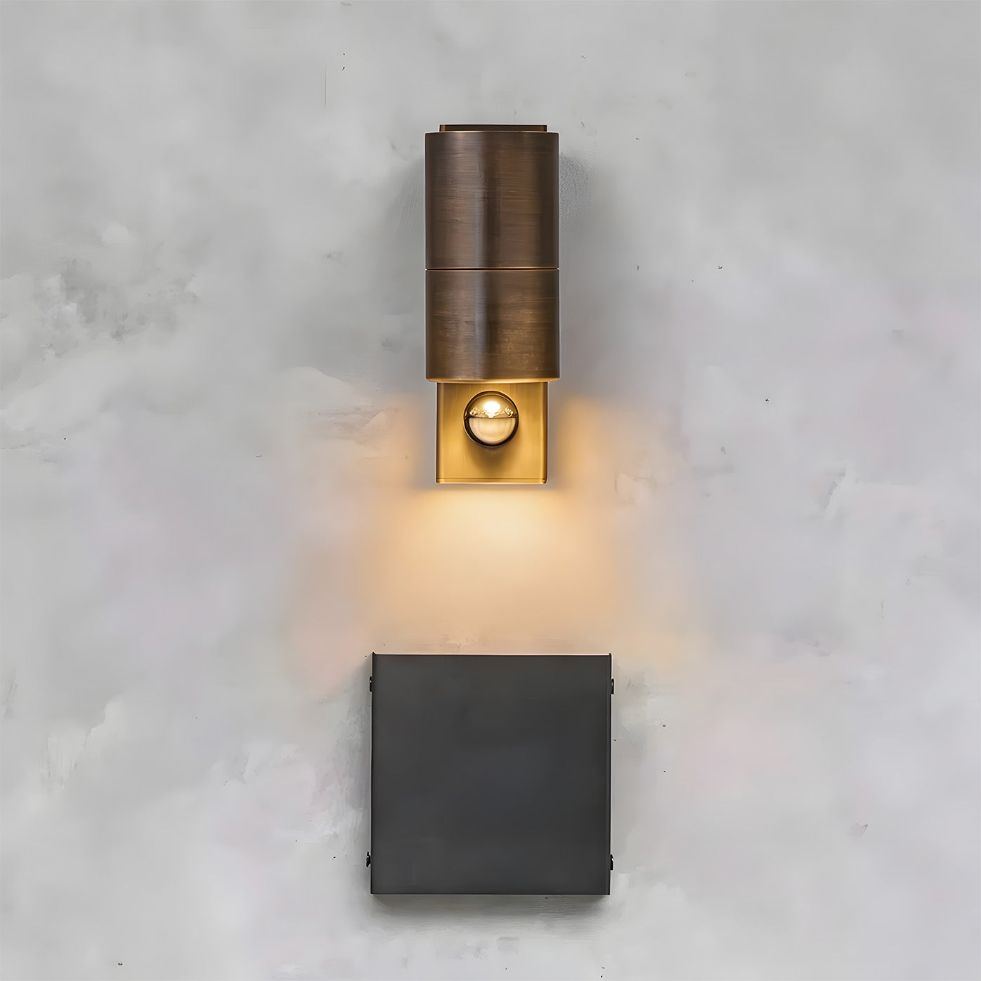 Modern Copper IP65 Dusk-to-Dawn LED Outdoor Wall Lights