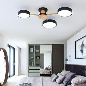 Multi Bulbs Round LED Bedroom Ceiling Light