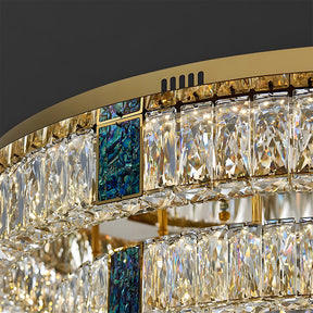 Modern Luxury K9 Crystal LED Flush Mount Ceiling Light