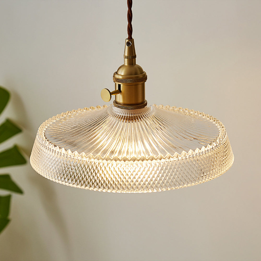 Nordic Vintage Glass Bedroom Pendant Lights