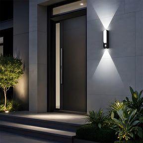 Up and Down Motion Sensor Aluminium Outdoor Wall Lights for Doorways