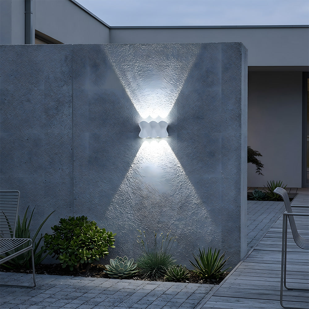 Modern Outdoor LED Up and Down Wall Lights for Garage Patio