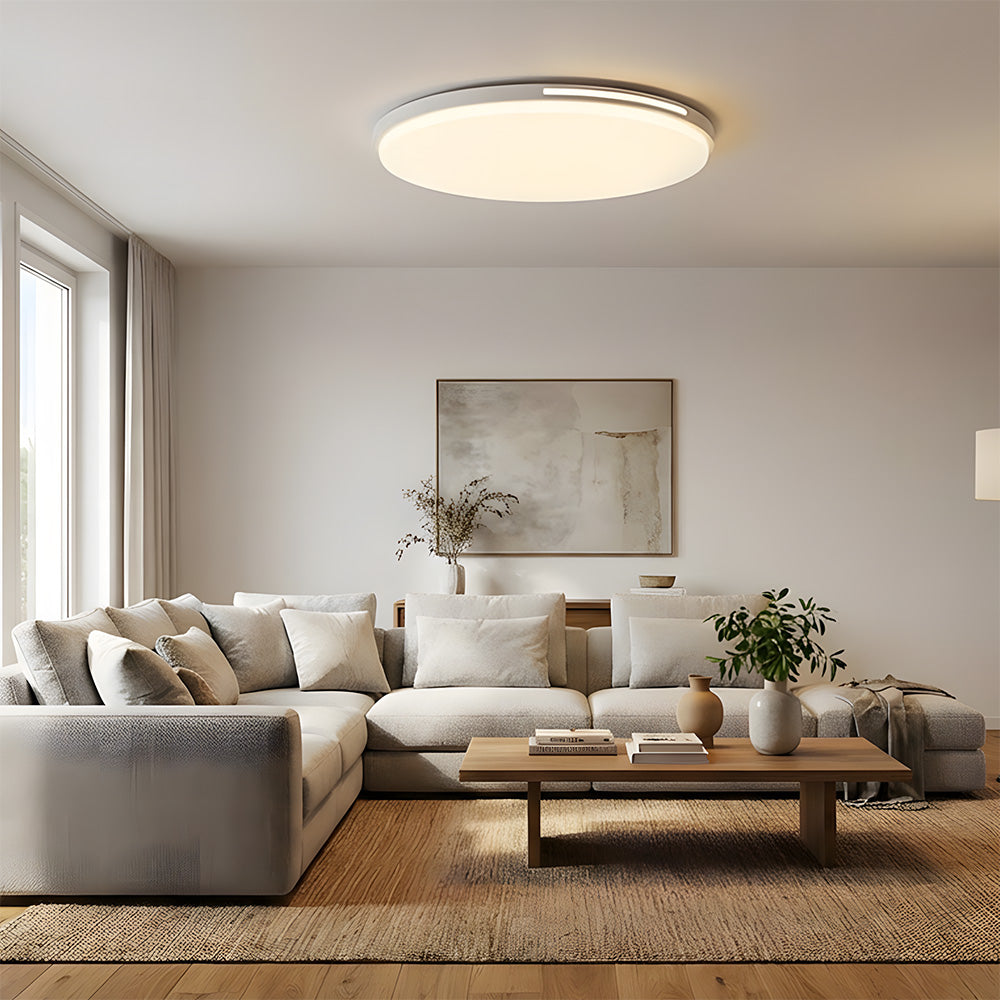 Luxury Round LED Ceiling Lights, Flush Ceiling Lamp for Bedroom, Living Room