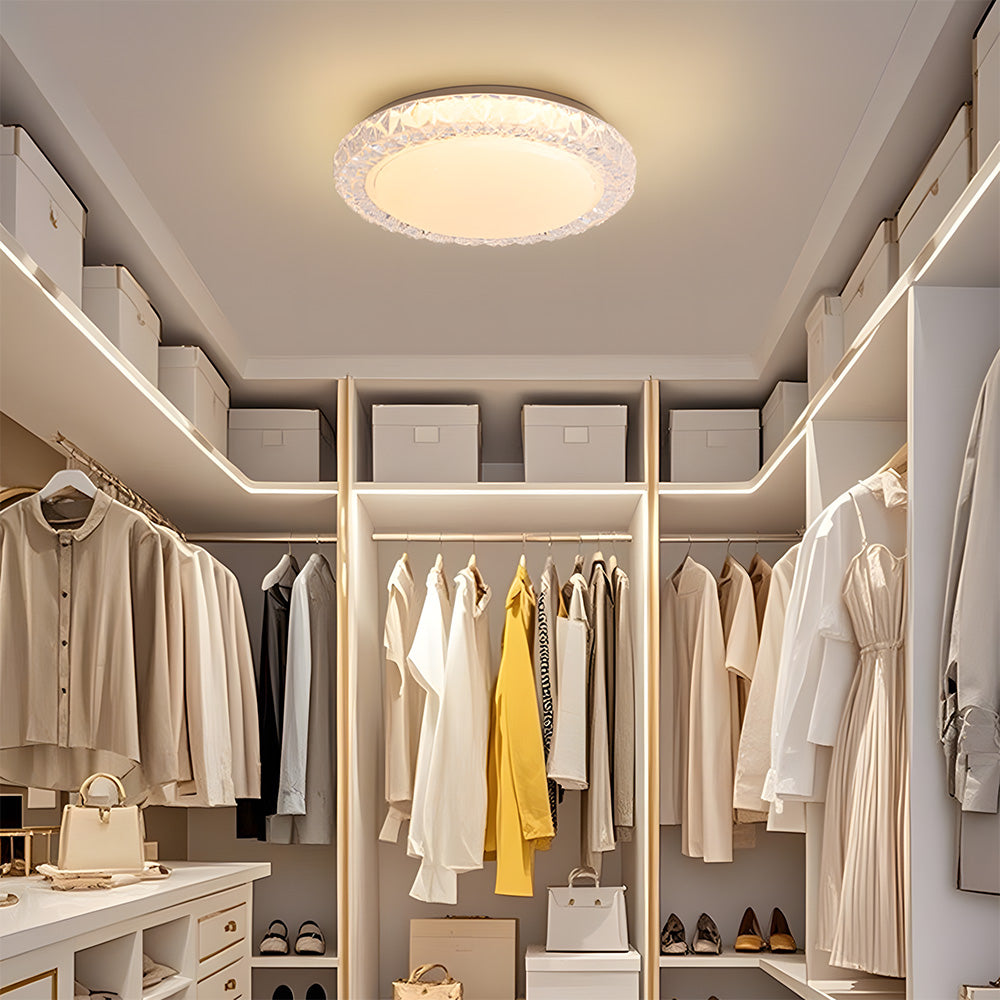 Acrylic Iron Dimmable LED Flush Mount Ceiling Lights for Living room