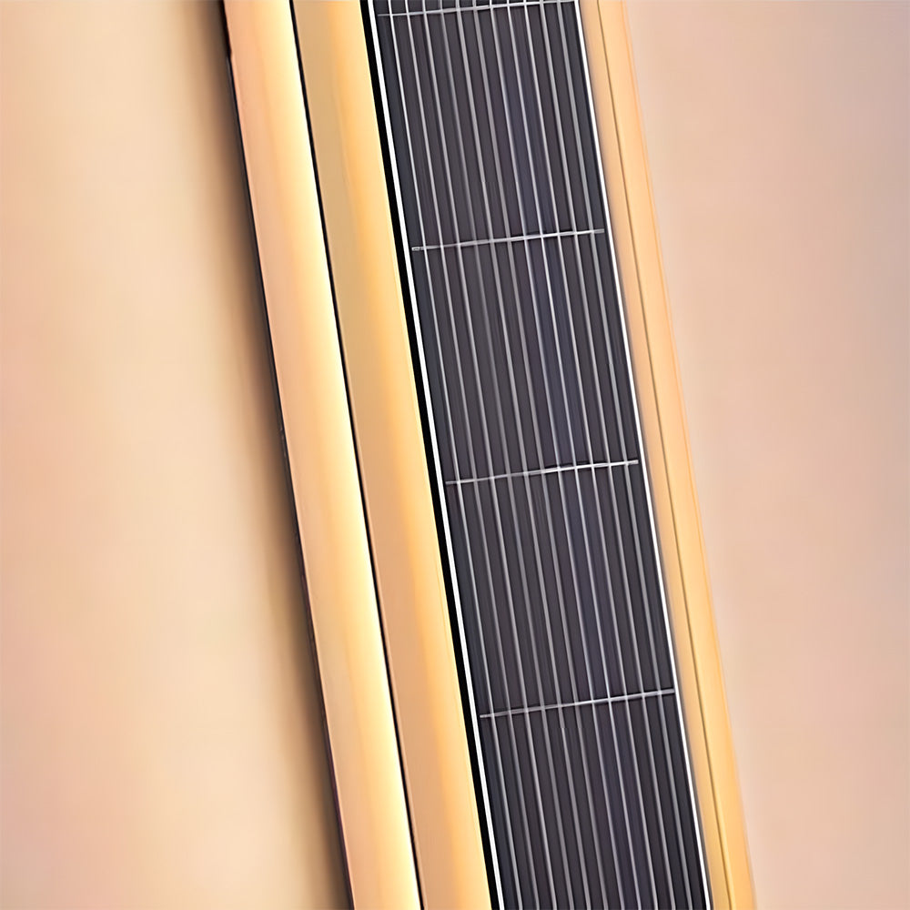 Modern Exterior Solar Wall Lights for House Garage Porch Patio, Dusk to Dawn