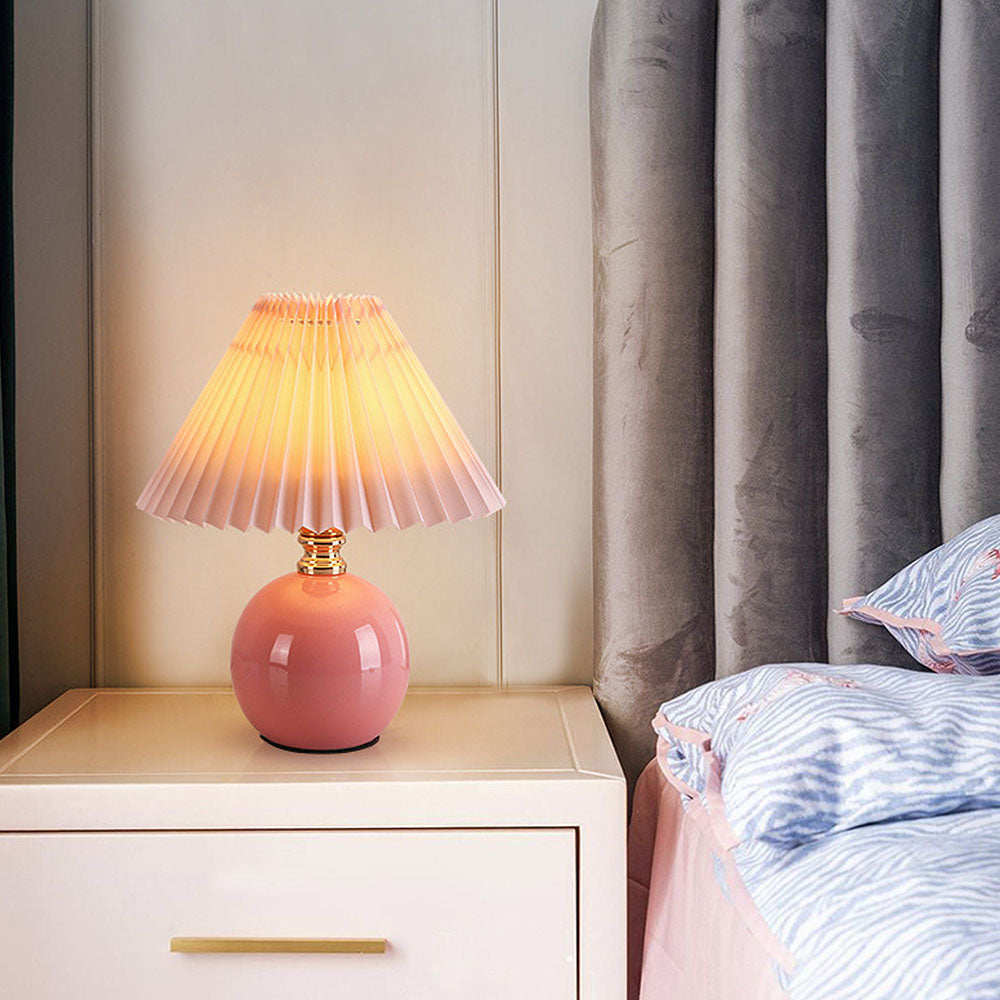 Contemporary Ceramic Bedroom Mini Table Light
