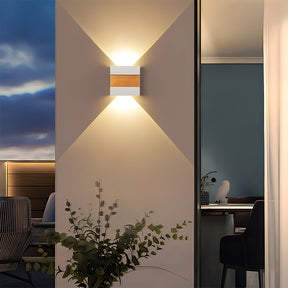 Double Heads Entrance LED Outdoor Exterior Wall Lamp