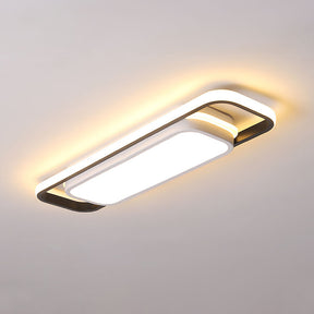 Black Simple Corridor Long LED Low Ceiling Lights