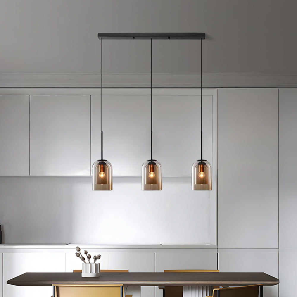 Minimalist Design Double Layer Small Pendant Light For Dining Room