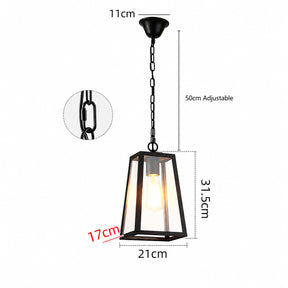 IP65 Vintage Outdoor Ceiling Lights in Black