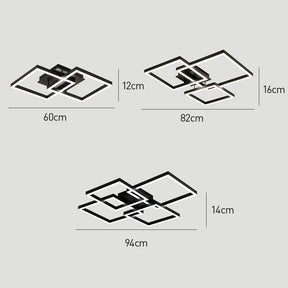 Modern Minimalist Acrylic Flush Mount Ceiling Light for Living Room Bedroom