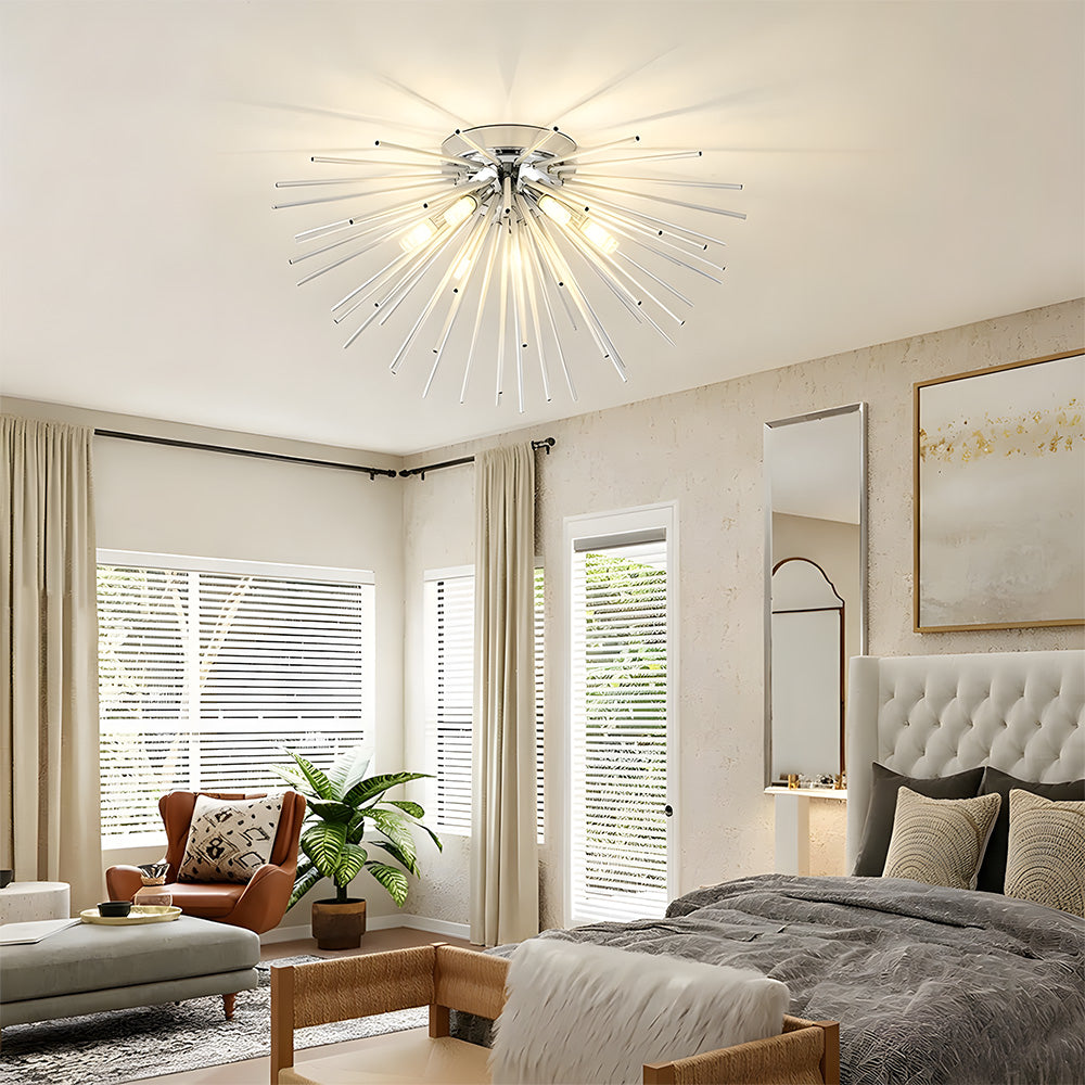 Sputnik Flush Mount Ceiling Lights for Bedroom Hallway Entryway