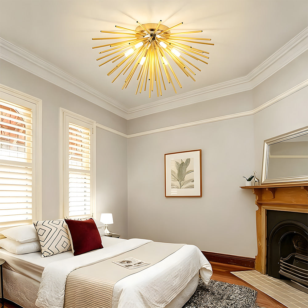 Sputnik Flush Mount Ceiling Lights for Bedroom Hallway Entryway