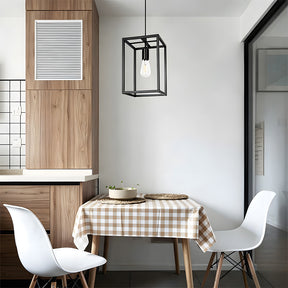 Industrial Iron Pendant Lights for Kitchen Island Dining Room