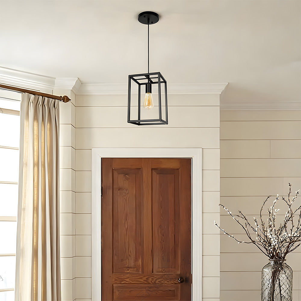 Industrial Iron Pendant Lights for Kitchen Island Dining Room