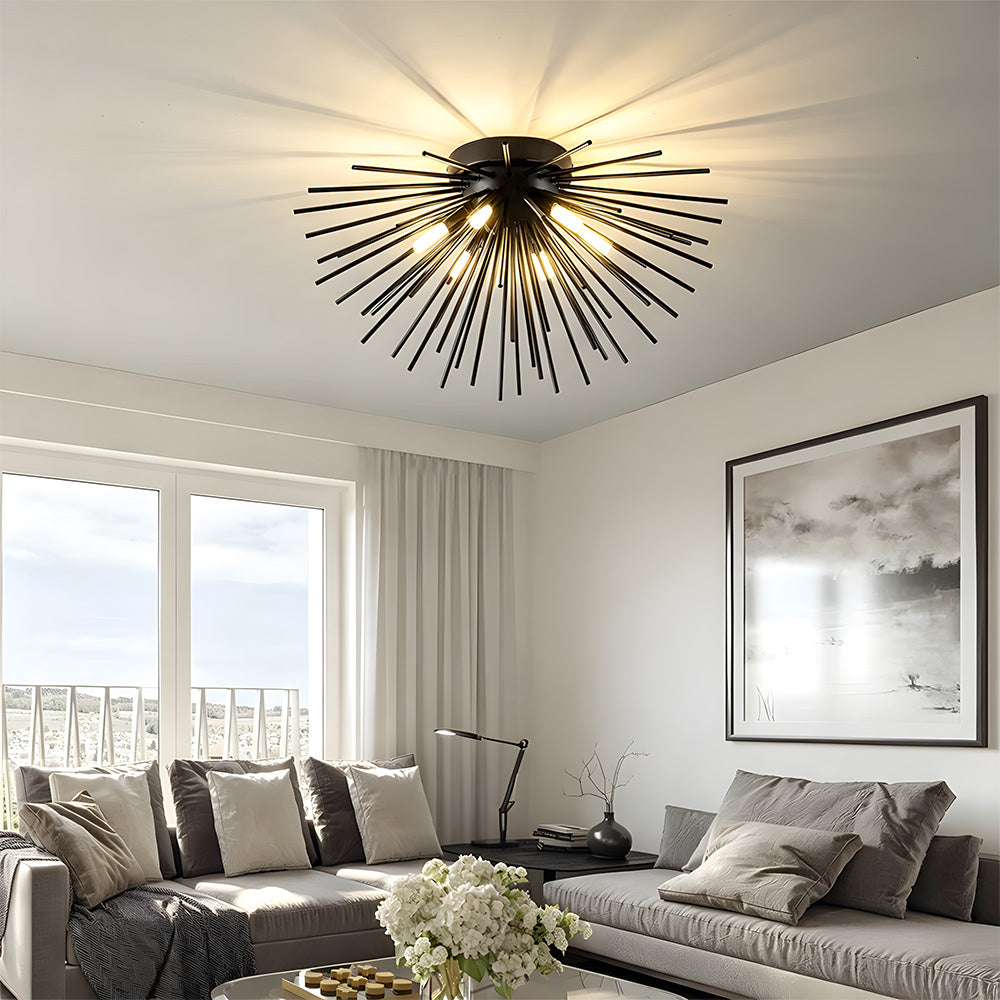 Sputnik Flush Mount Ceiling Lights for Bedroom Hallway Entryway