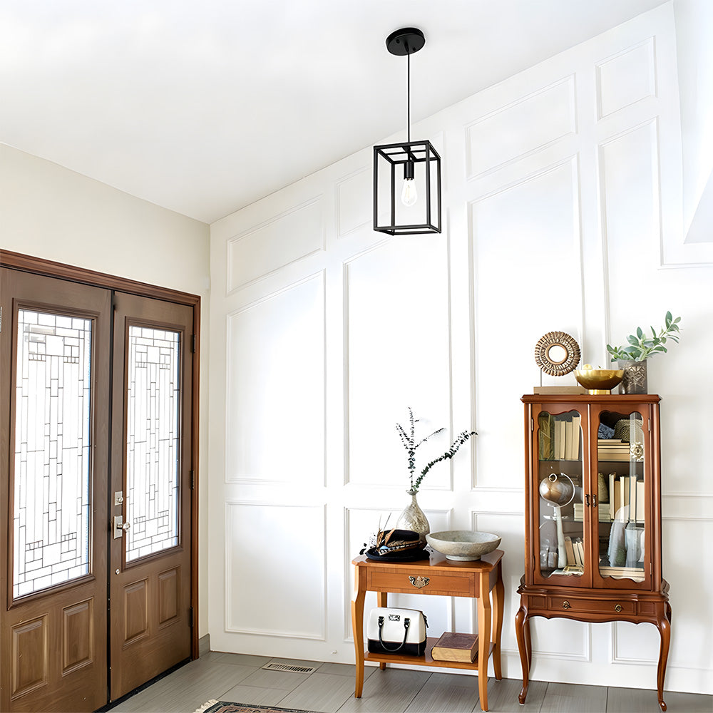 Industrial Iron Pendant Lights for Kitchen Island Dining Room