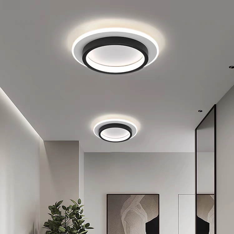 Art Deco Acrylic LED Ceiling Lights For Living Room