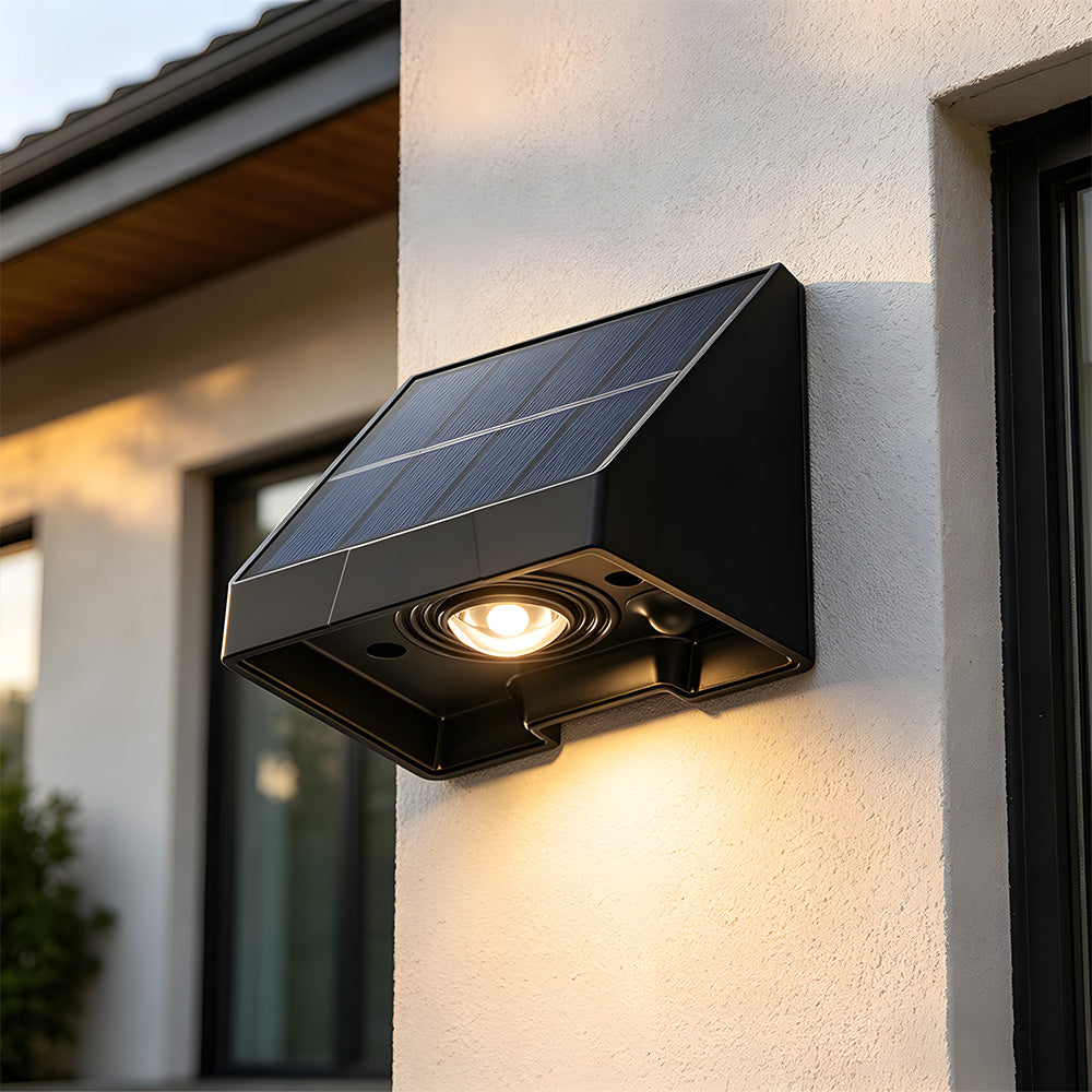 IP54 Waterproof Solar Outdoor Wall Lights for Garden and Fence, Dusk to Dawn