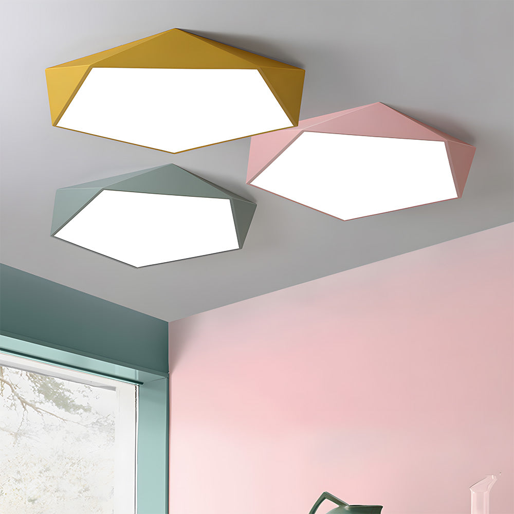 Modern Macaroon Dimmable LED Ceiling Light for Bedroom Hallway