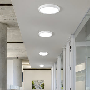 Modern simple white ceiling lamp for living room