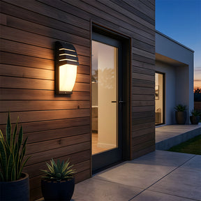 Stylish IP65 Motion Sensor Acrylic LED Outdoor Wall Lights for Entryway