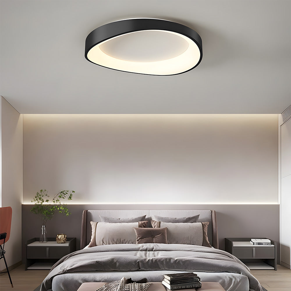 Nordic Cream Style Acrylic LED Ceiling Light For Bedroom