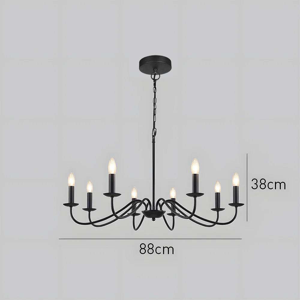 Simple Modern Iron Bedroom Pendant Lights