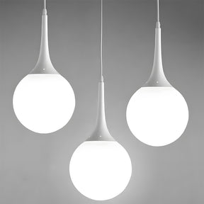 Globe Pendant Light, Modern Spherical Chandeliers for Dining Area Kitchen