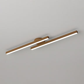 Minimalist Linear Ceiling Lighting Fixture Semi Flush Mount Ceiling Lights for Living Room Bedroom